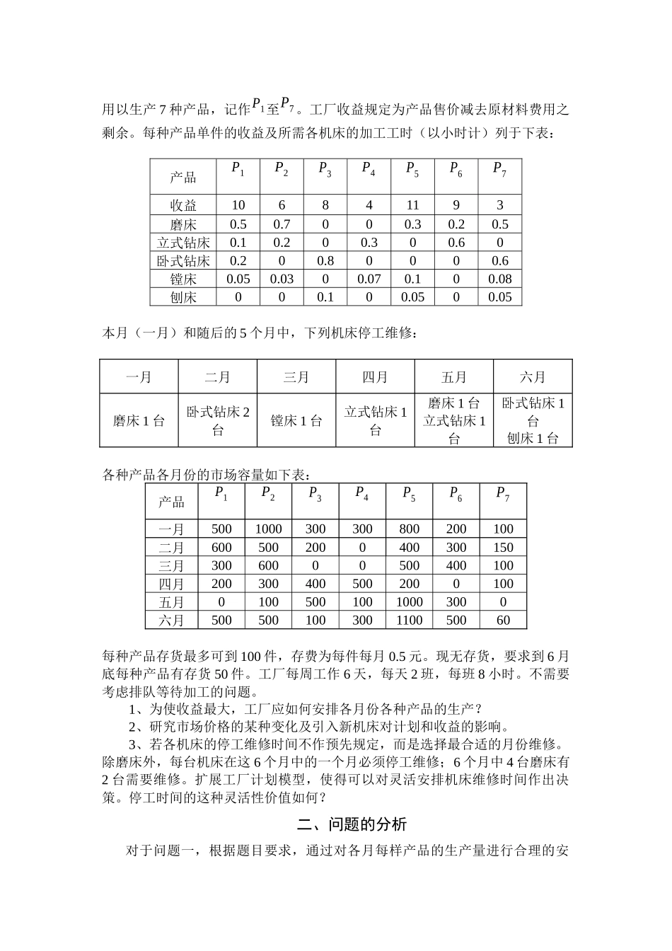 工厂生产计划模型_第3页