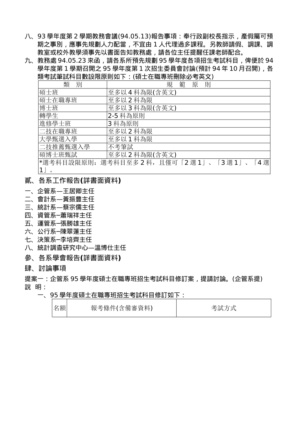 管理学院93学年度第2学期第2次院务会议纪录_第2页