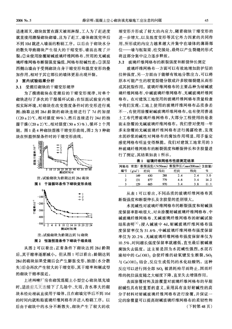 砼空心砌块填充墙施工应注意的问题(摘录自《施工技术》06年5期第44-45、48_第2页