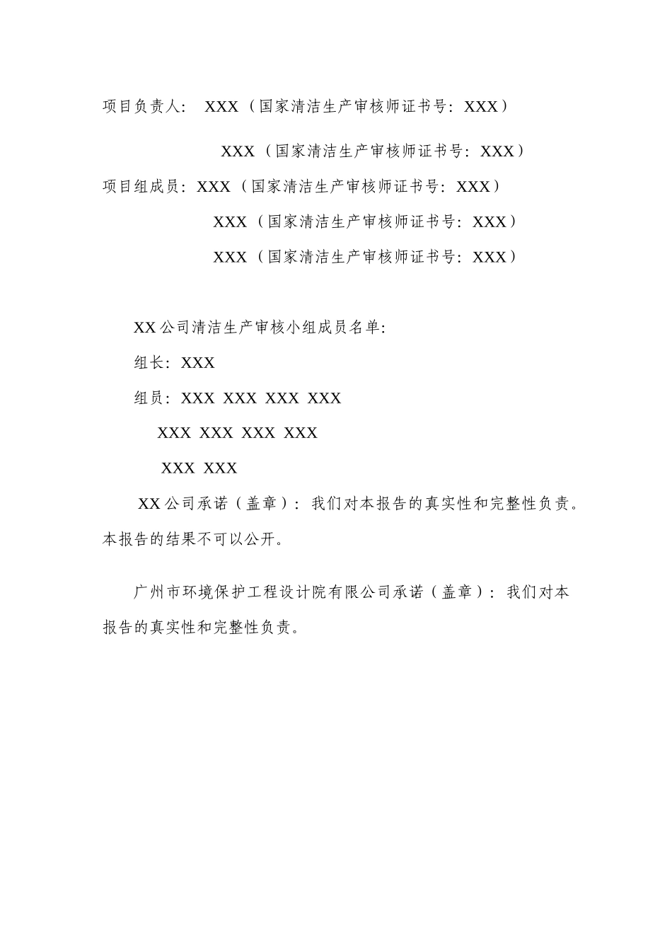 清洁生产审核报告编制范本_第3页