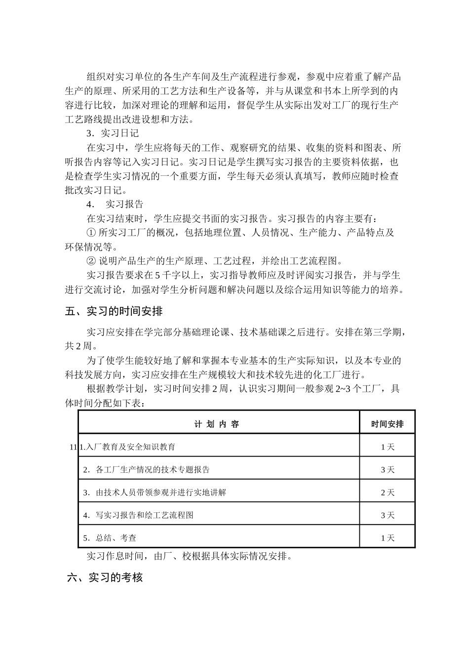 化学工程与工艺专业课程大纲_第2页