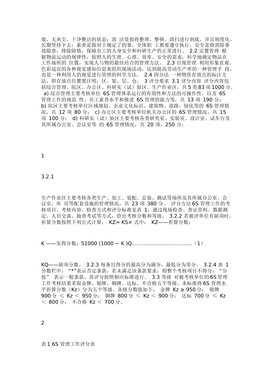 中国航天科工集团公司标准6S-管理评分细则(70页)_第2页