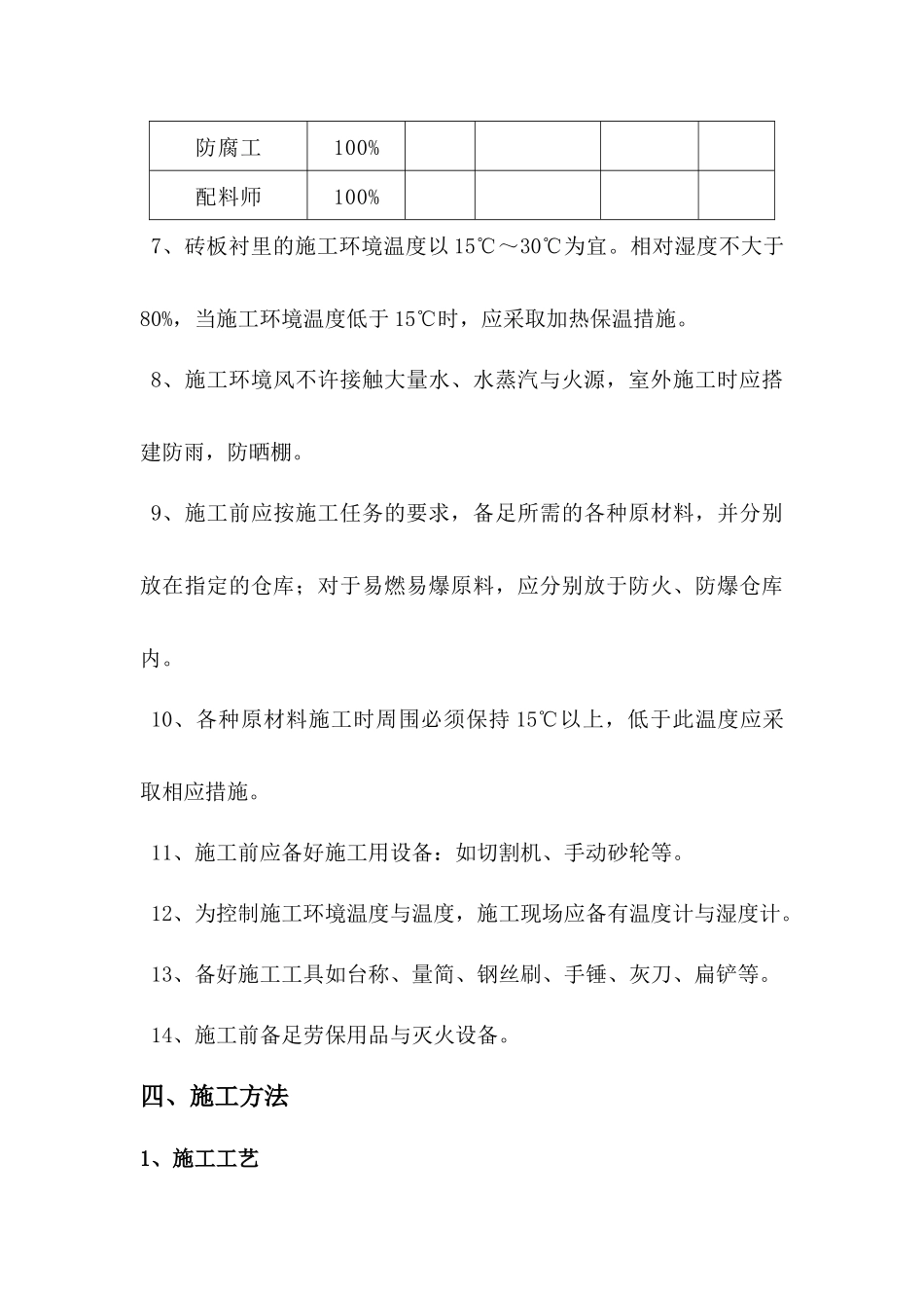 花岗岩防腐施工方案_第3页