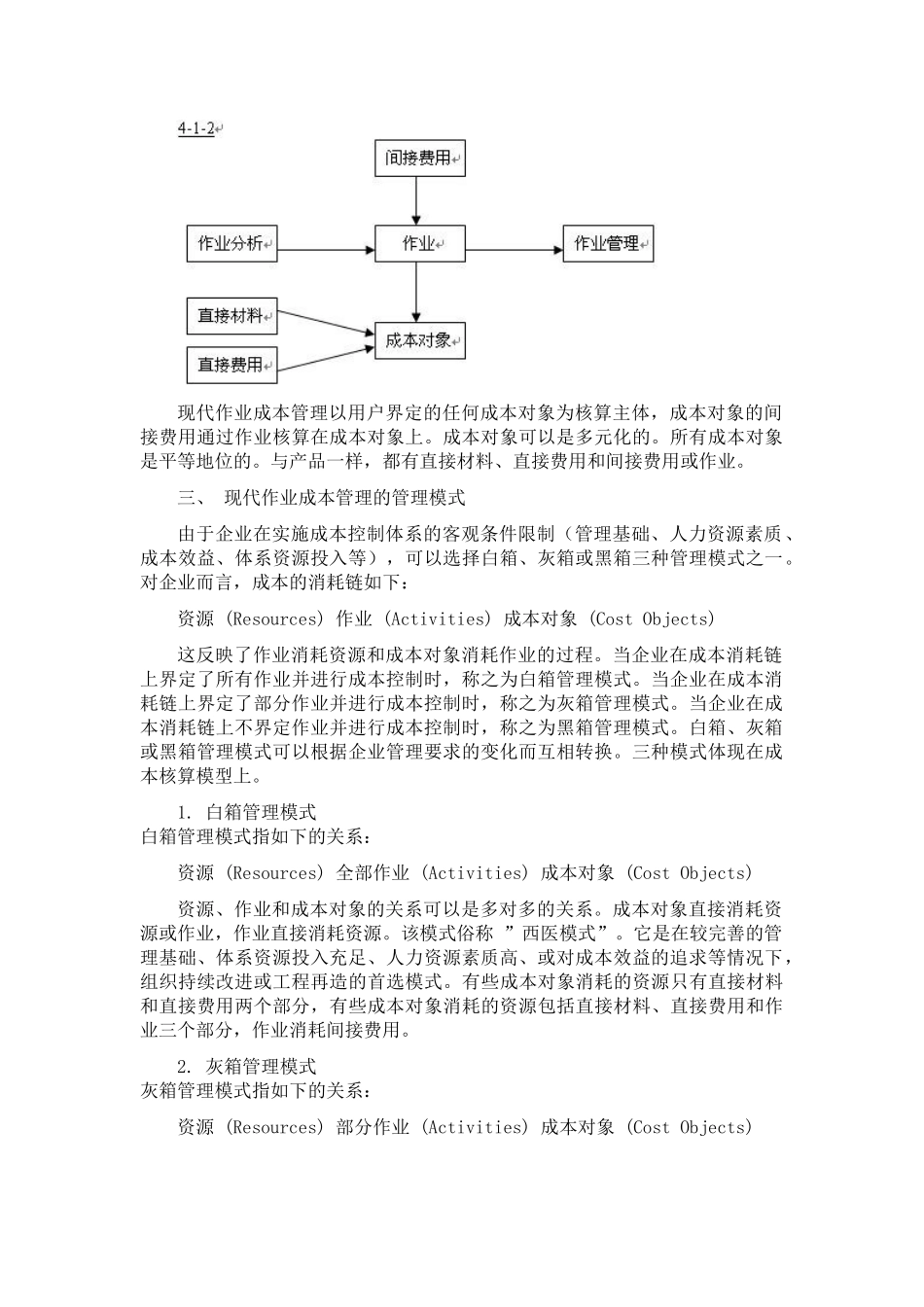 CSO2000成本管理体系下的作业成本管理_第2页