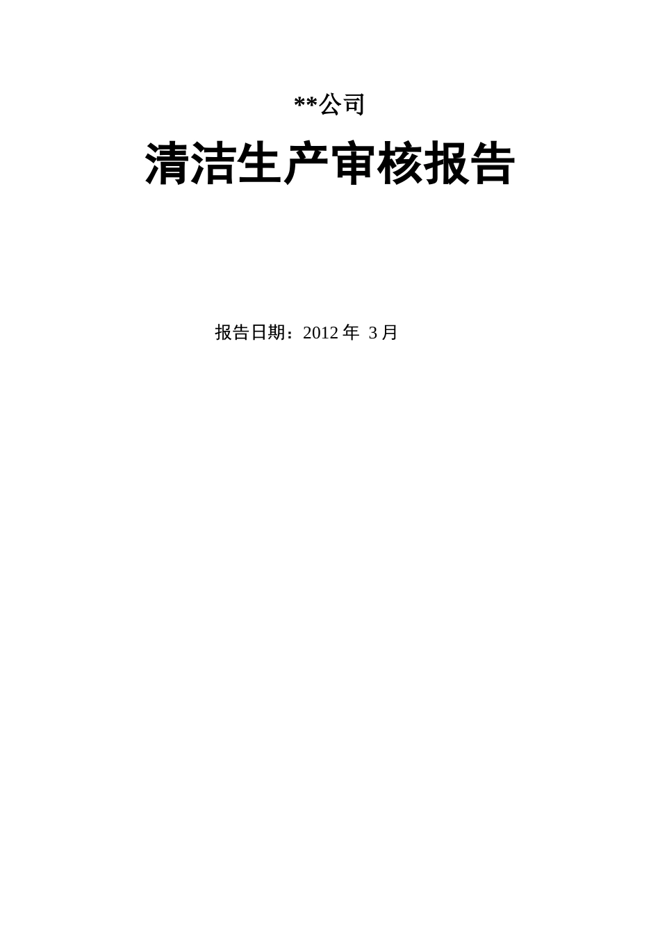 皮革有限公司清洁生产审核报告_第1页