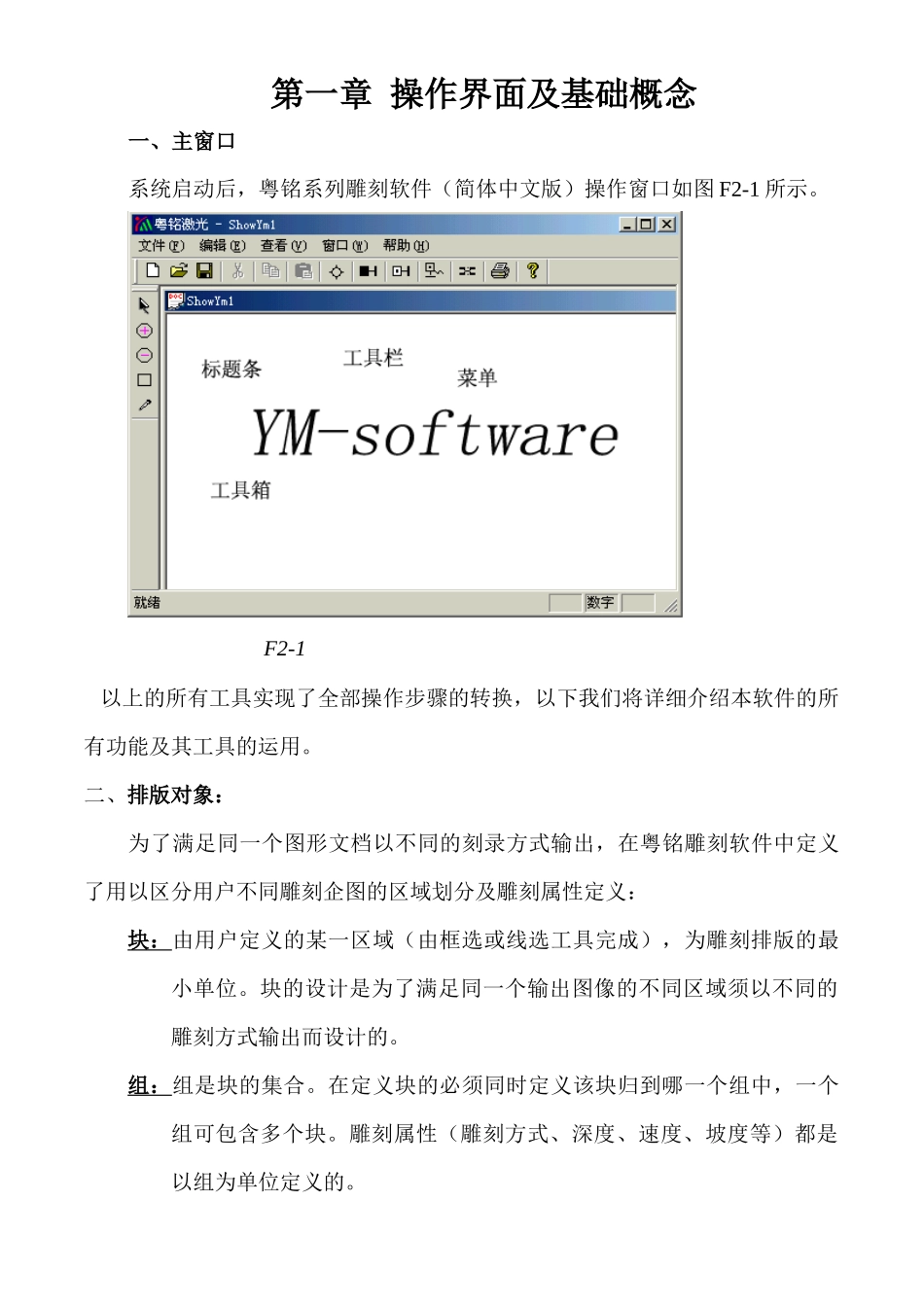 粤铭激光雕刻软件是专为我公司系列激光雕刻设备开发的..._第2页