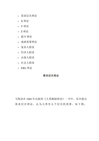 激励理论—某YZ理论