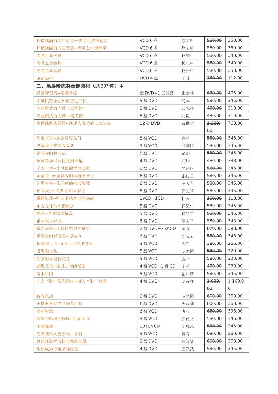 国学培训类音像教材(共87种)_第3页