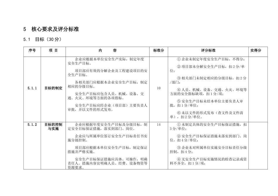 电力建设施工企业安全生产标准化规范及达标评级标准_第2页