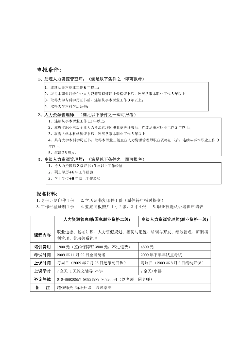 国家人力资源管理师职业资格认证_第3页