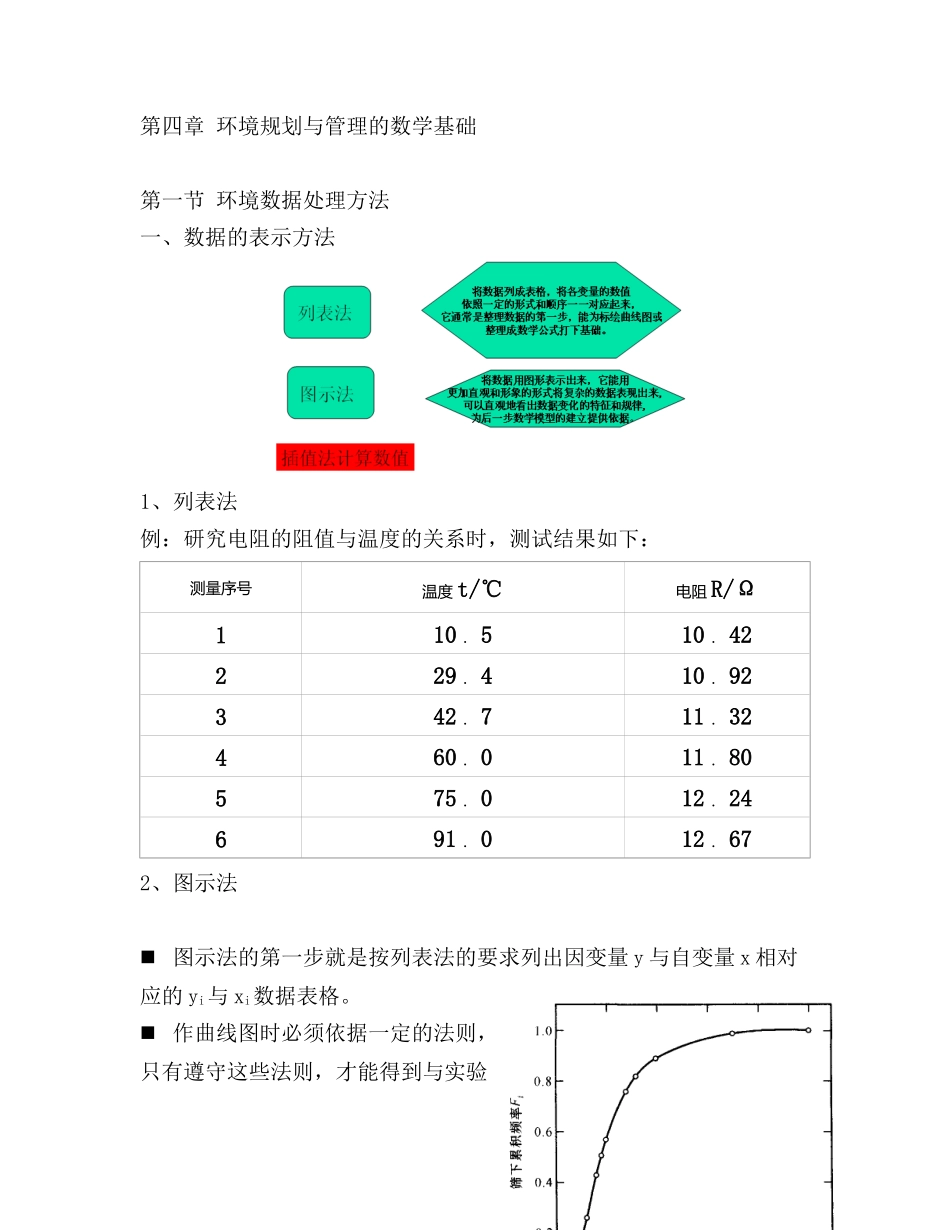 环境规划与管理的数学基础_第1页