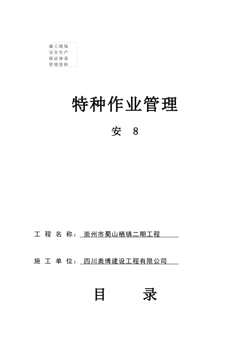 安8特种作业管理_第1页