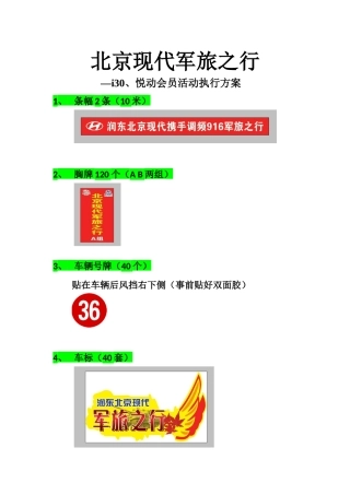 军旅之行准备物料.