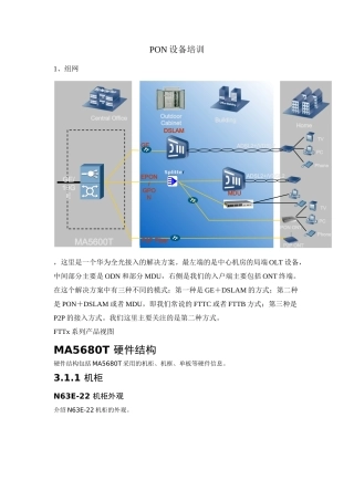 华为PON基础培训