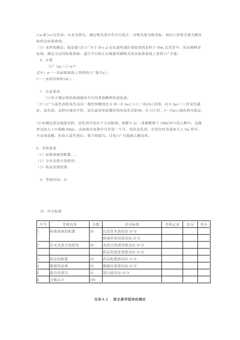 环境监测水质监测课程资料_第2页