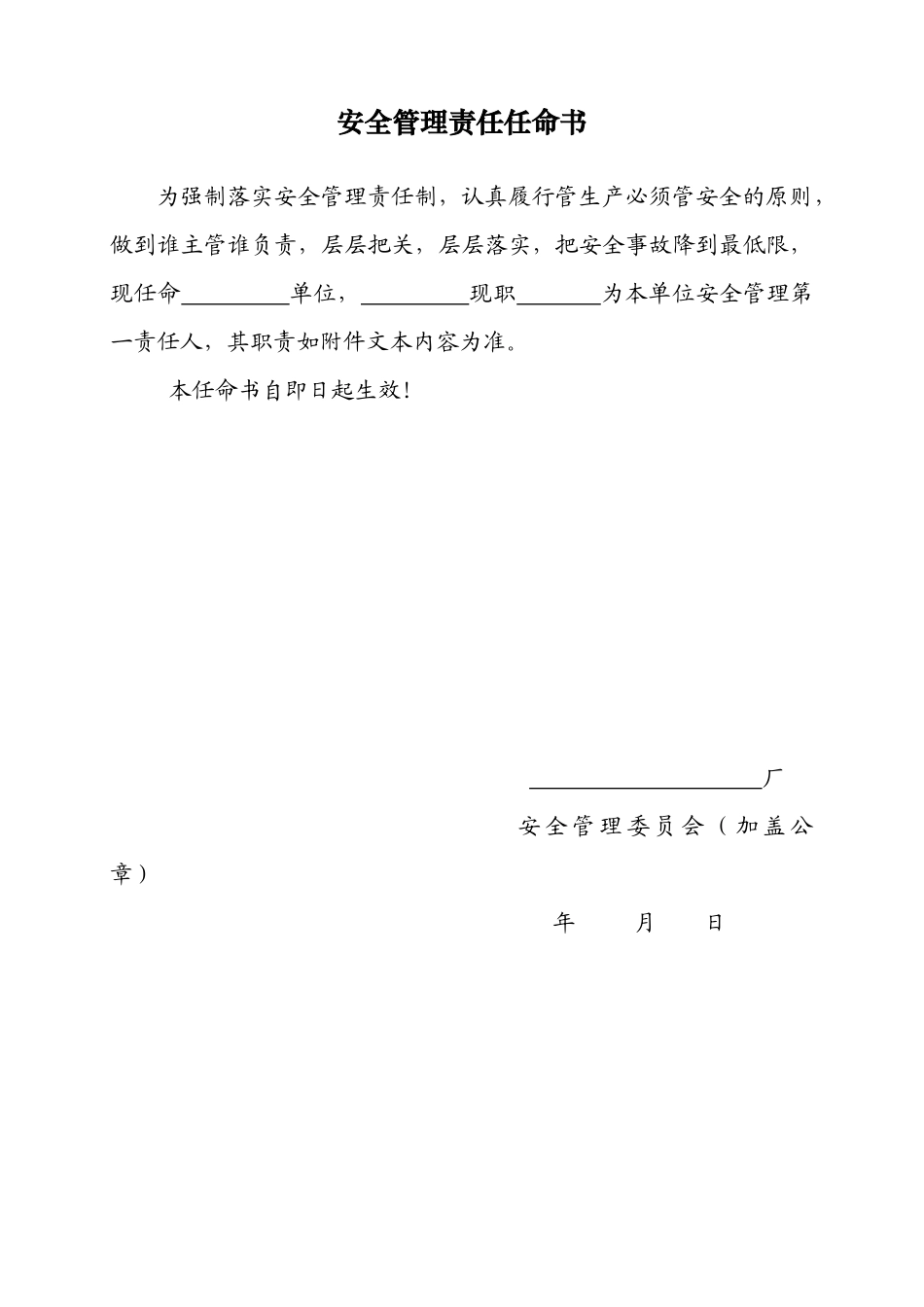 安全管理组织架构-工厂安全责任架构图_第2页