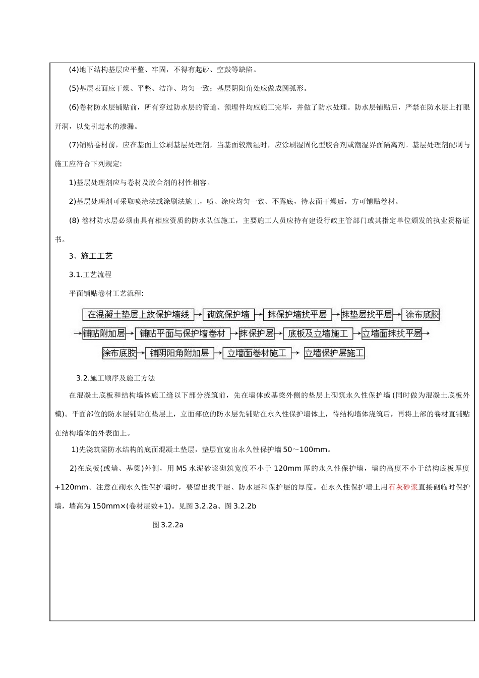 地下SBS防水工程技术交底_第2页