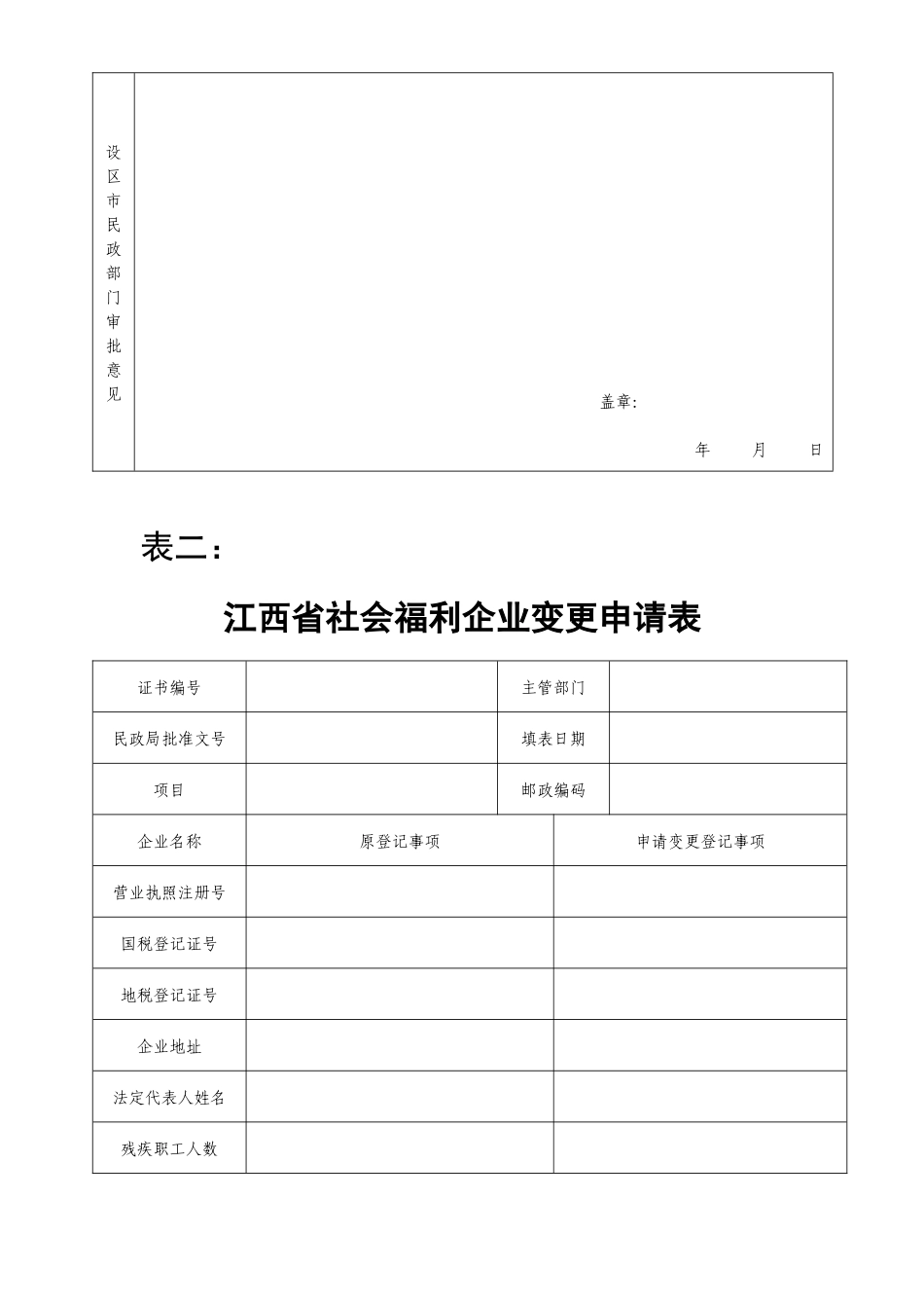 江西省社会福利企业资格认定申请表_第3页