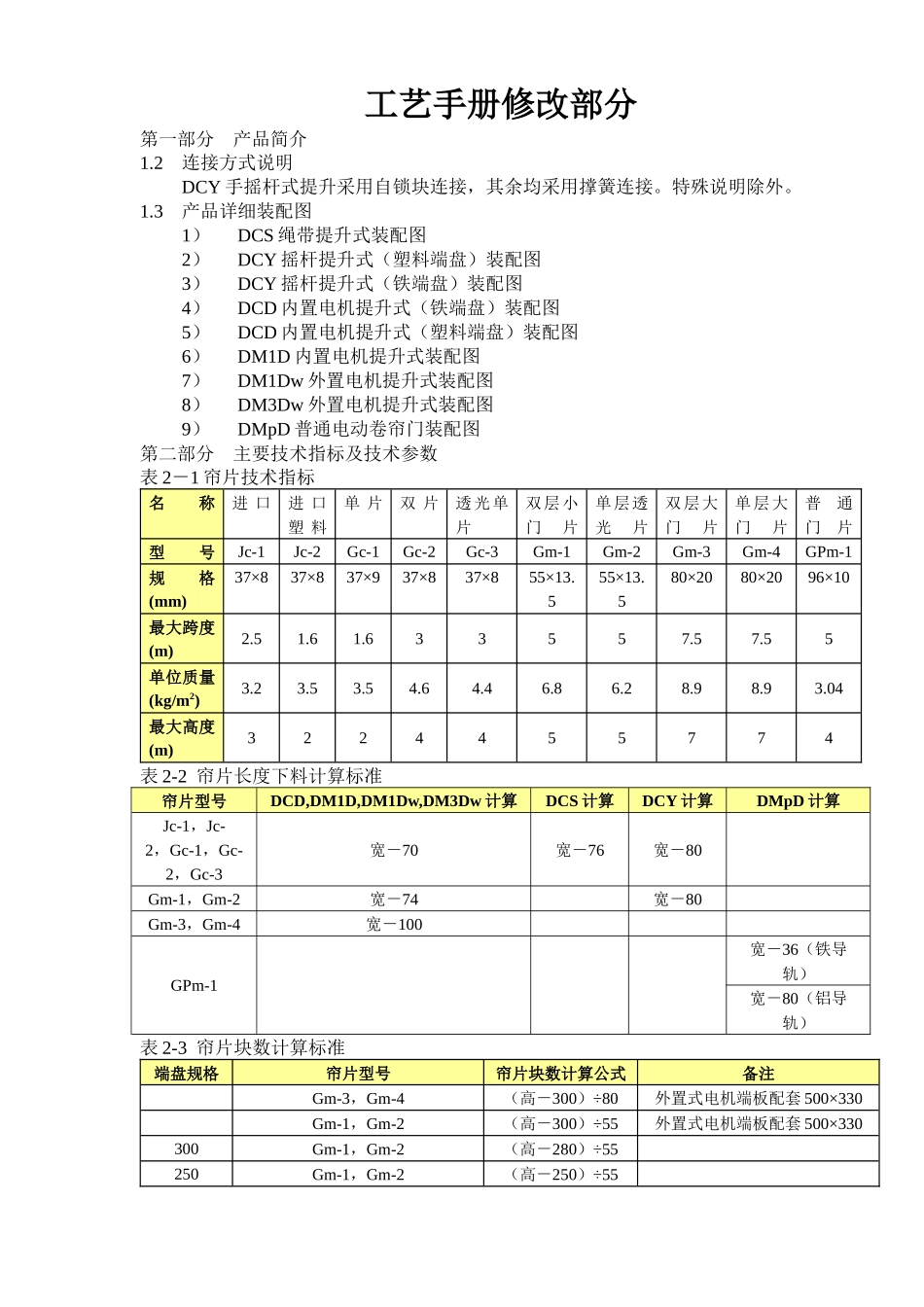 升降门窗手册工艺手册修改部分_第1页