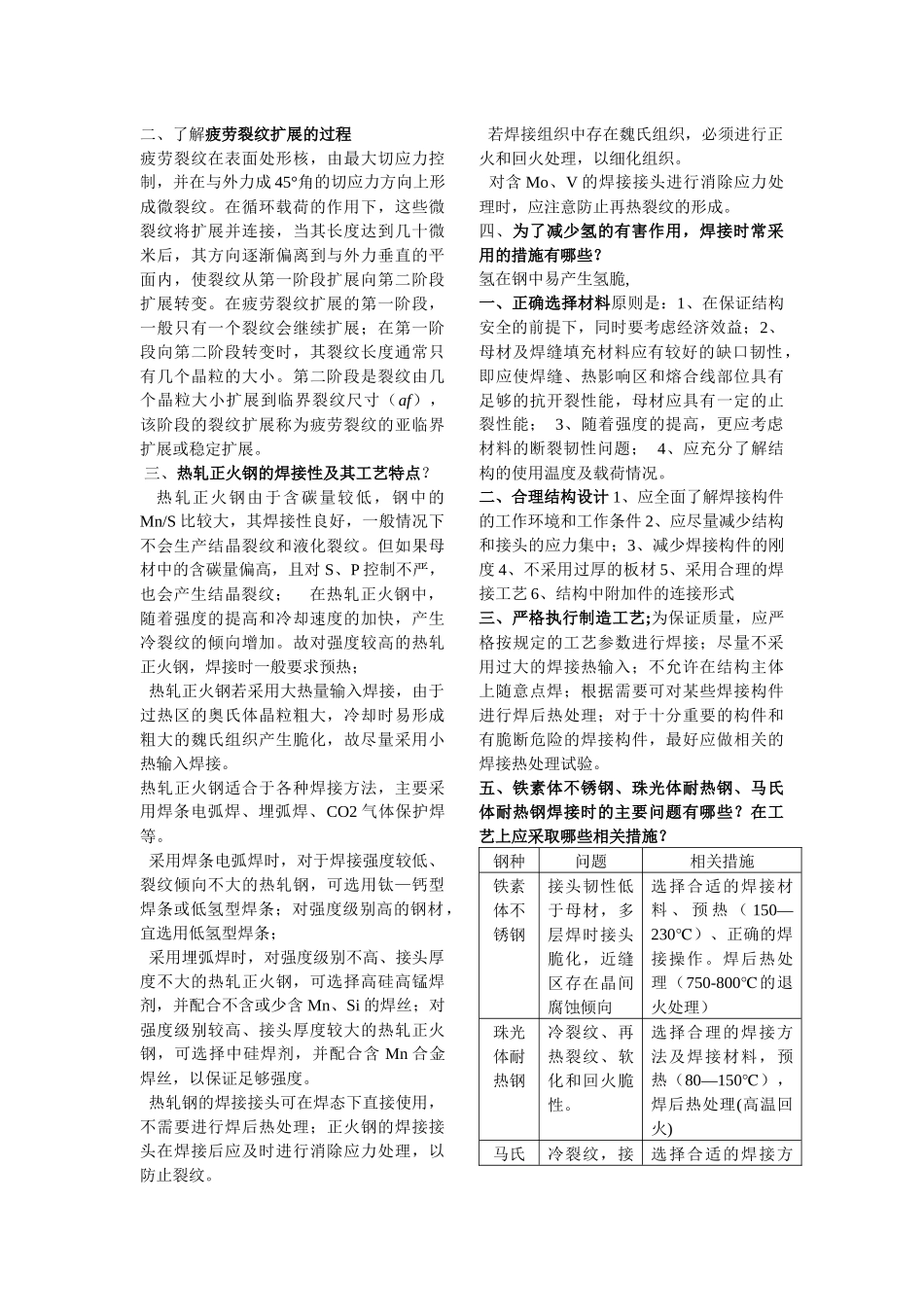 焊接工程学知识总结_第1页