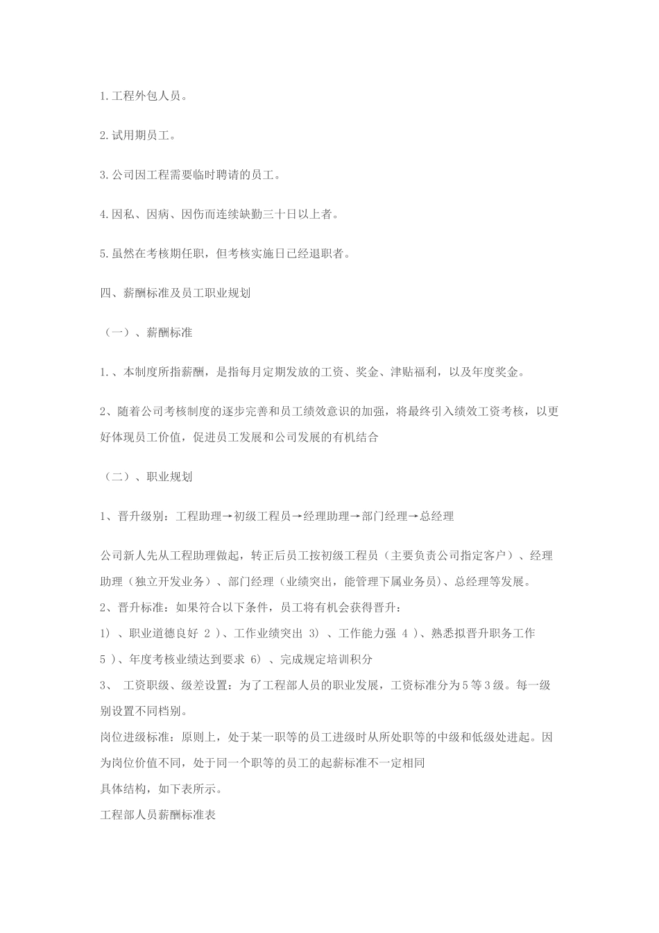 工程部绩效考核方案_第2页