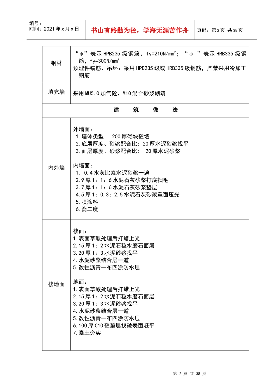 框架结构厂房独立柱基施工组织设计_第2页