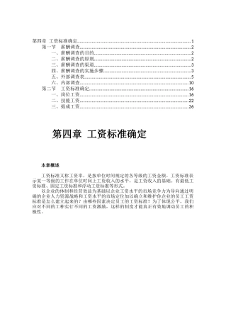 工资标准确定-工资标准确定