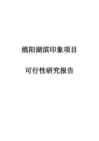 某项目可行性研究报告(doc 22页)