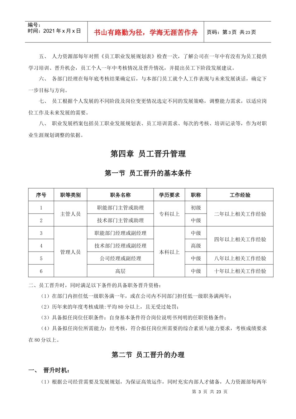 某集团公司员工晋升管理制度_第3页