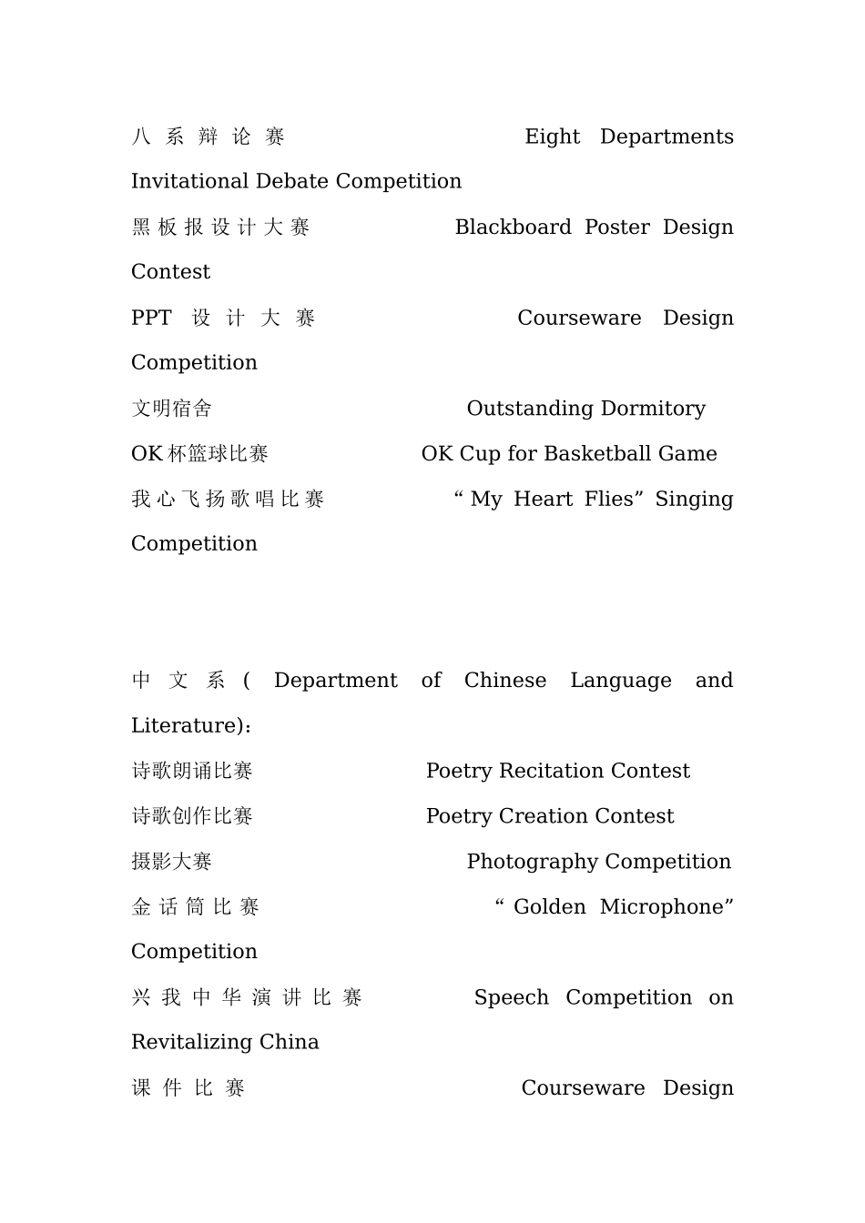 个人简历 奖项对照_第3页