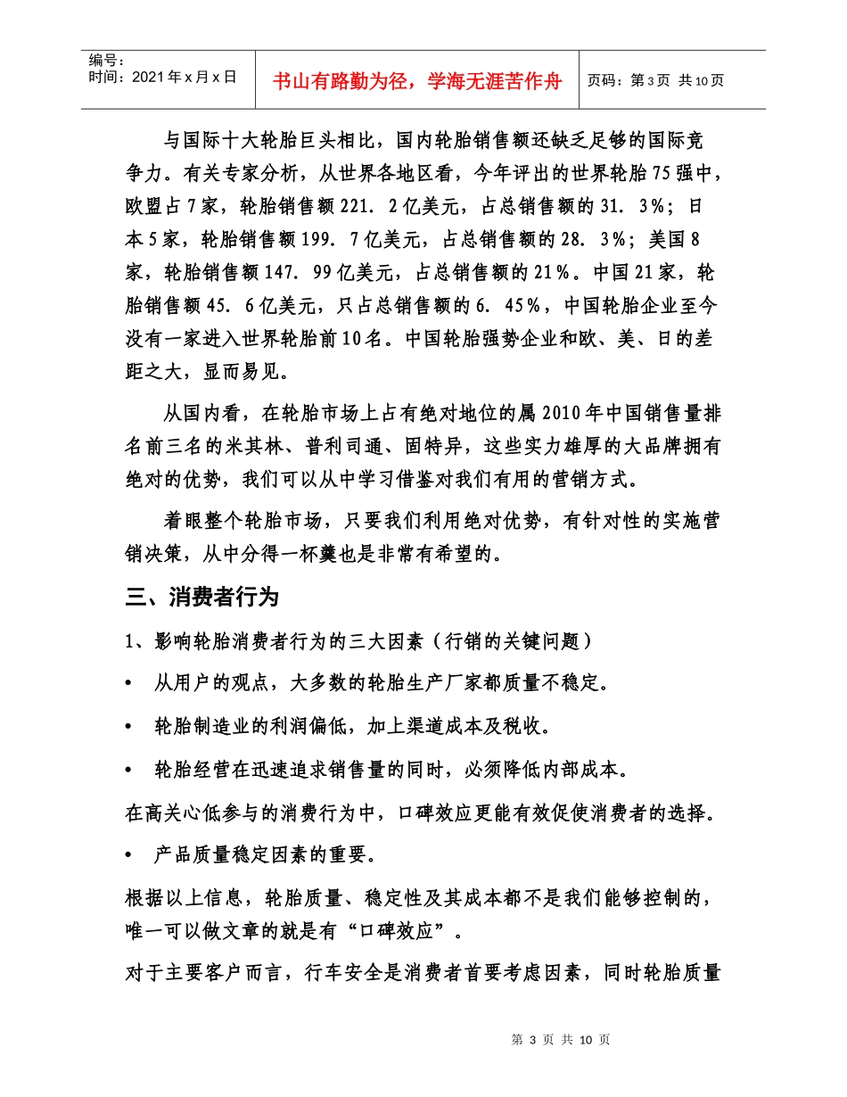 某轮胎年度营销计划_第3页