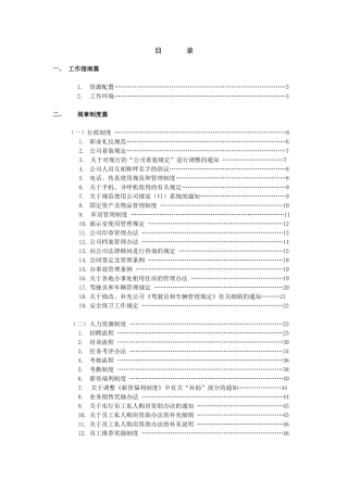 某集团规章制度与工作指南篇