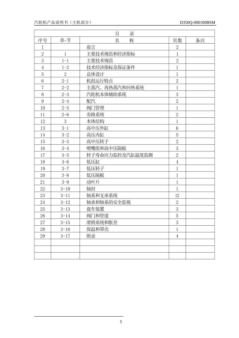 汽轮机产品说明书_第1页