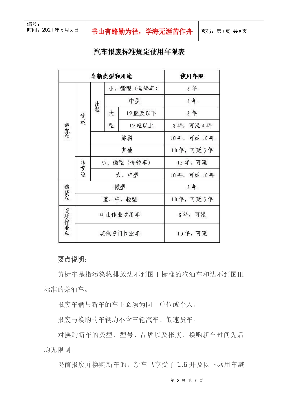 汽车以旧换新实施办法政策解读_第3页