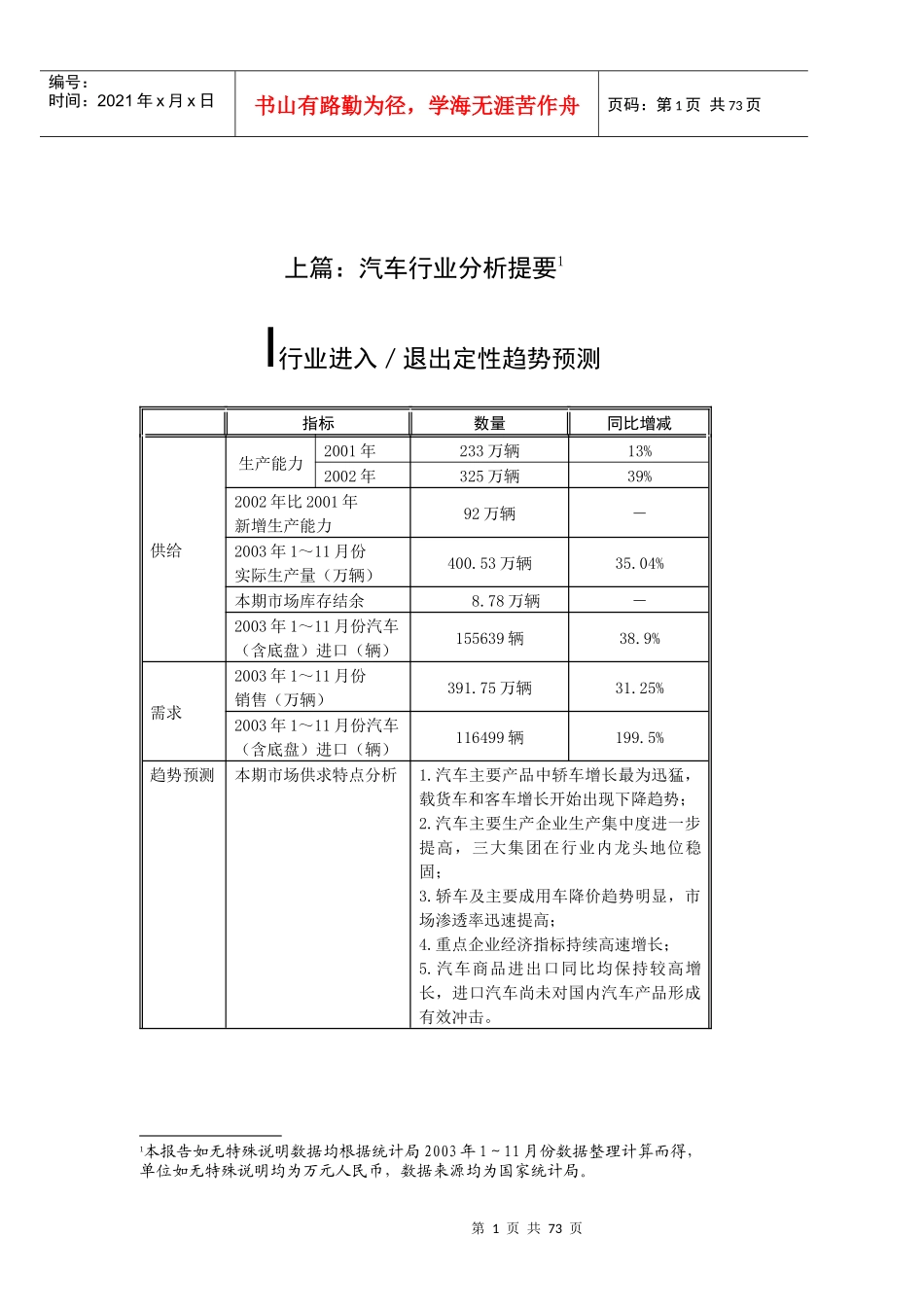 汽车行业的分析报告_第3页