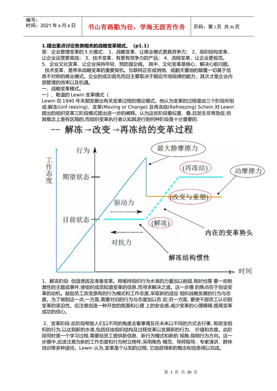 沃尔玛战略变革管理_第1页
