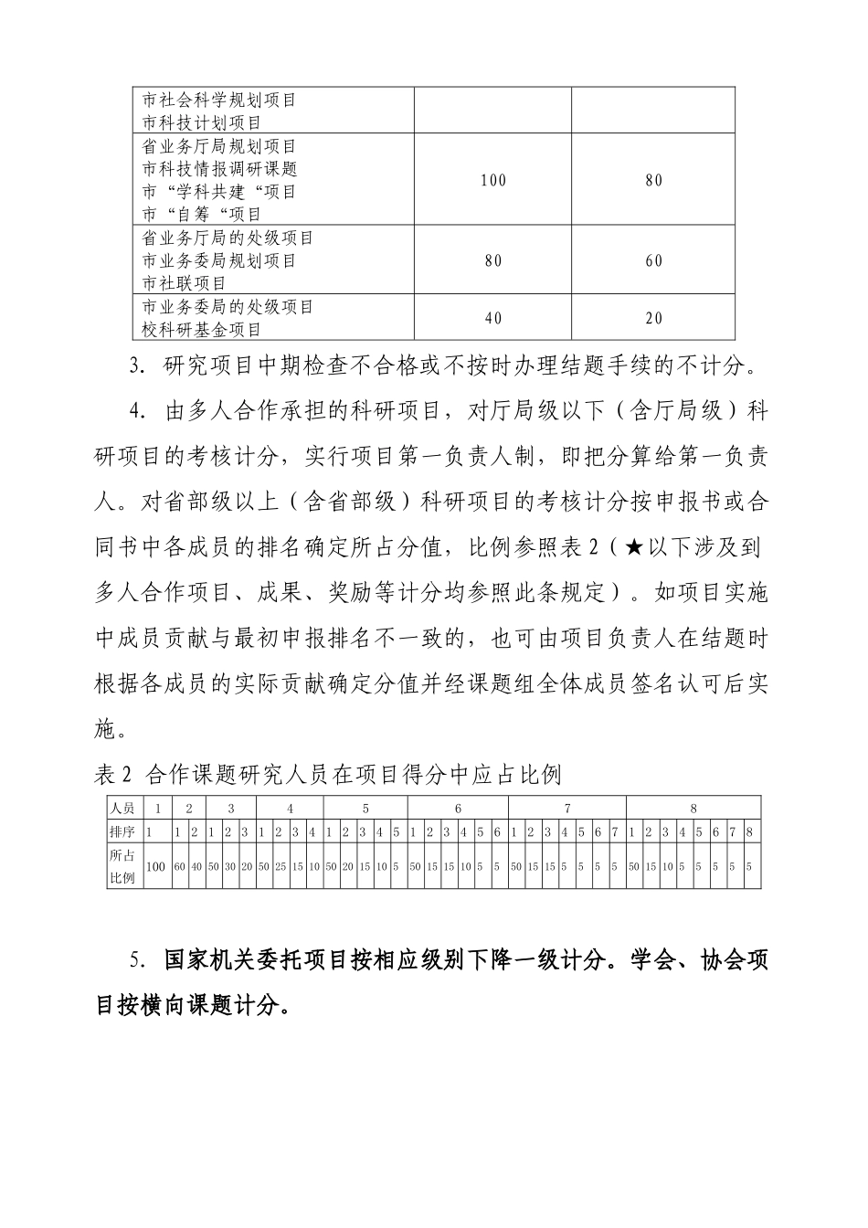 杭州师范大学科研工作定量考核标准_第3页