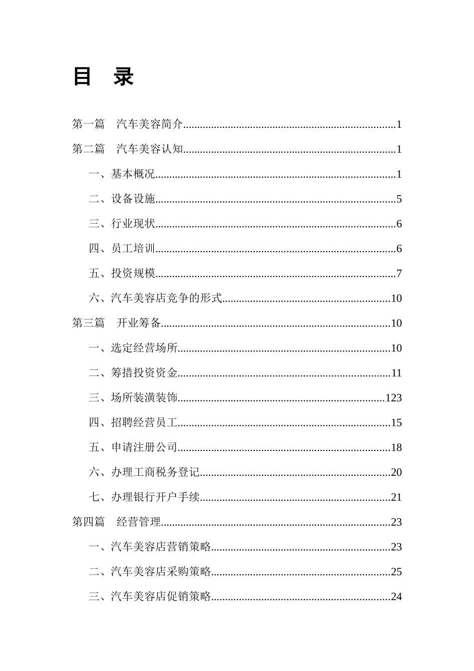 汽车美容连锁店_第3页