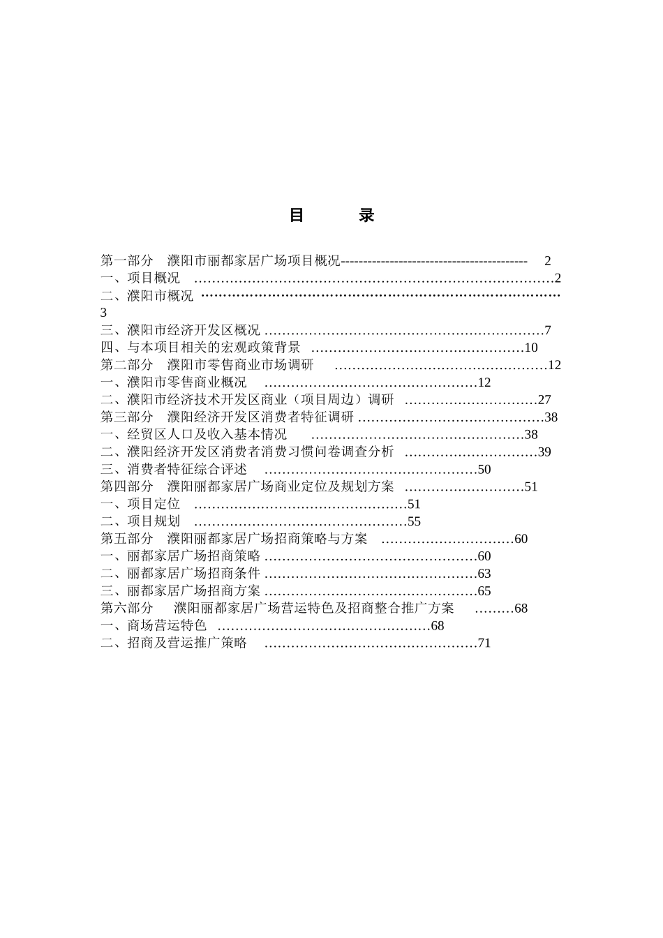 河南濮阳市丽都家居广场策划方案_第2页