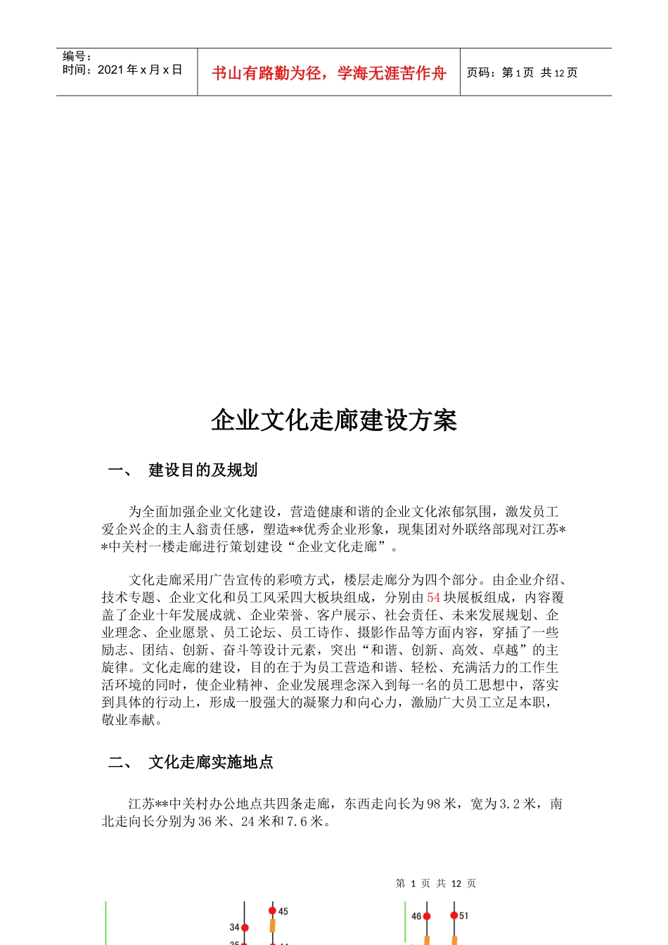 浅析企业文化走廊建设方案_第1页