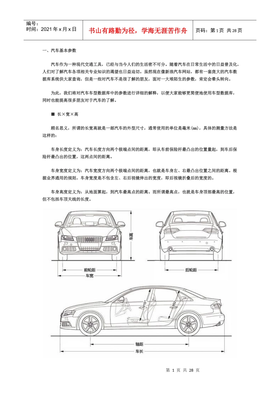 汽车参数配置介绍_第1页