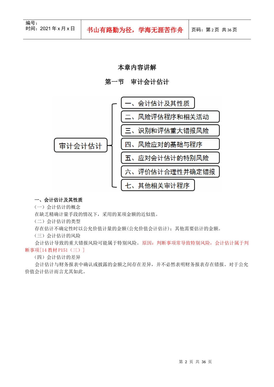 注册会计师《审计》第十七章其他特殊项目的审计_第2页