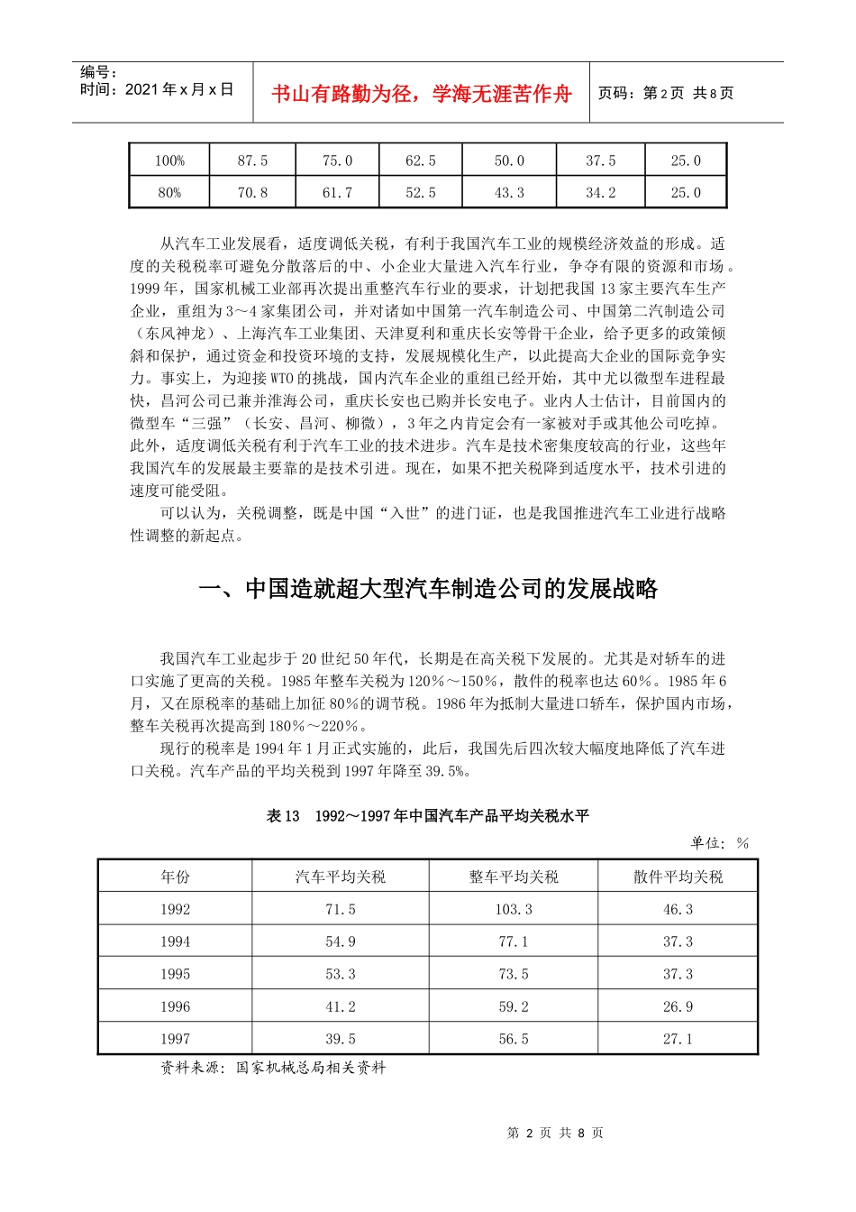汽车工业应对入世的策略与实施步骤_第2页