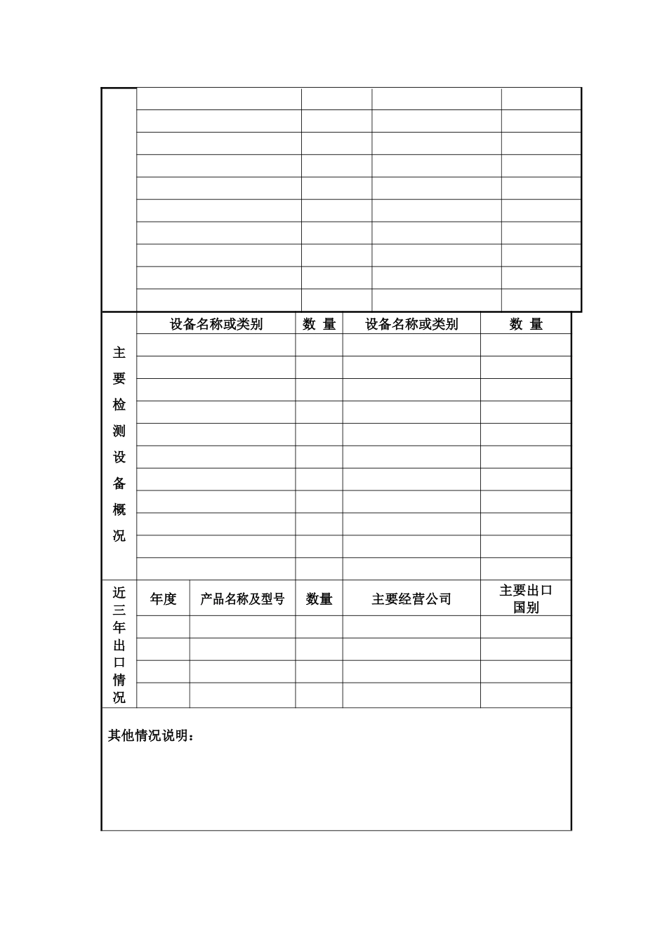 出口烟花爆竹生产企业备案申请书( 5)_第3页