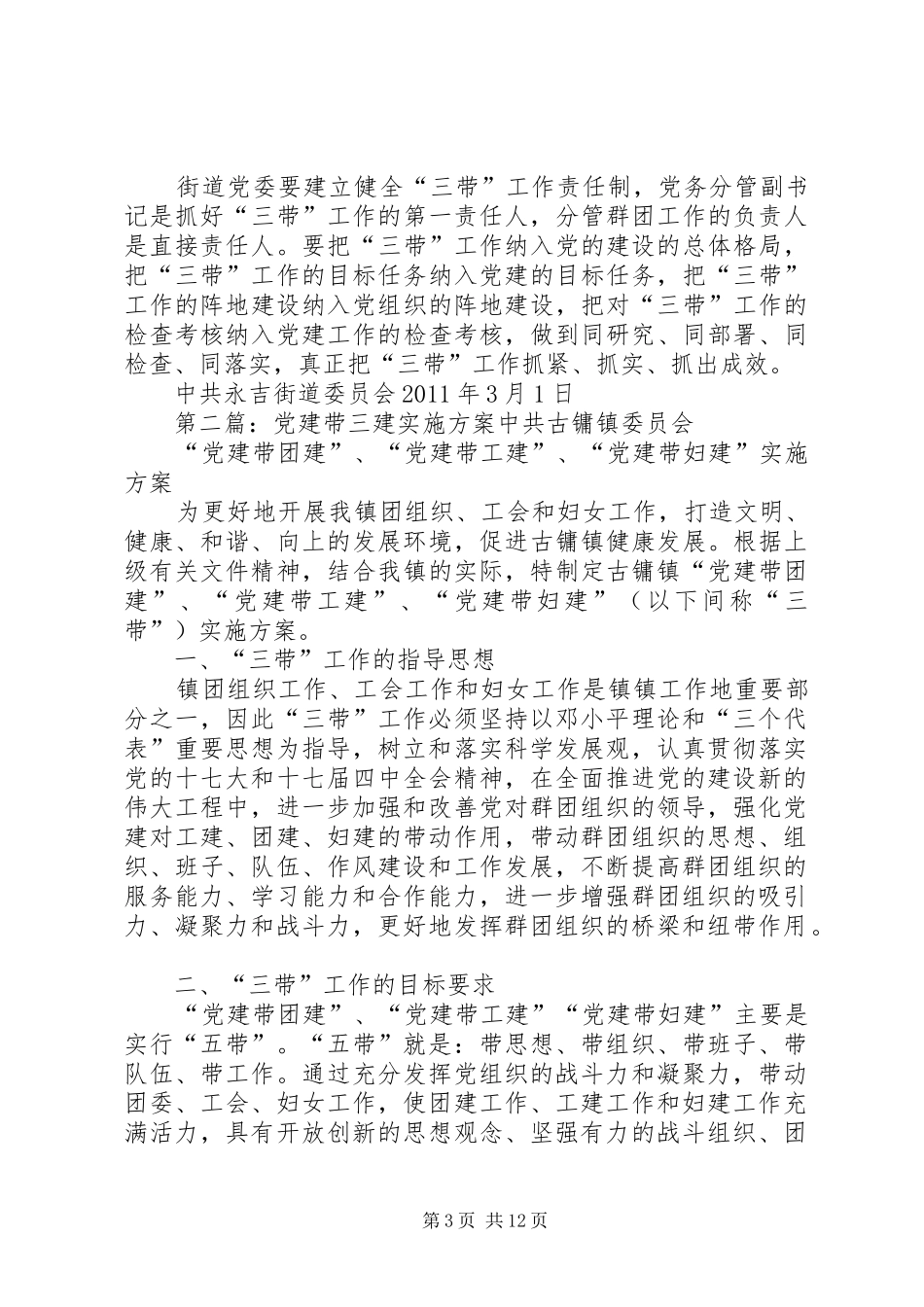 党建带三建方案2_第3页
