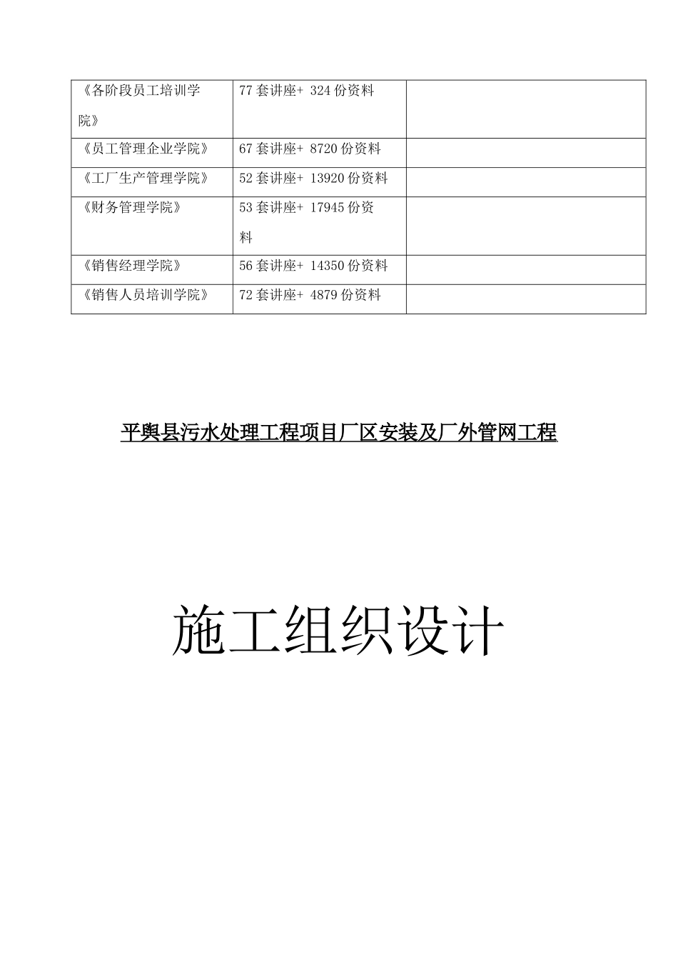 污水处理工安装及管网施工组织设计_第3页