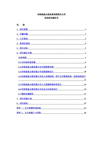 河南某公司发展战略设计