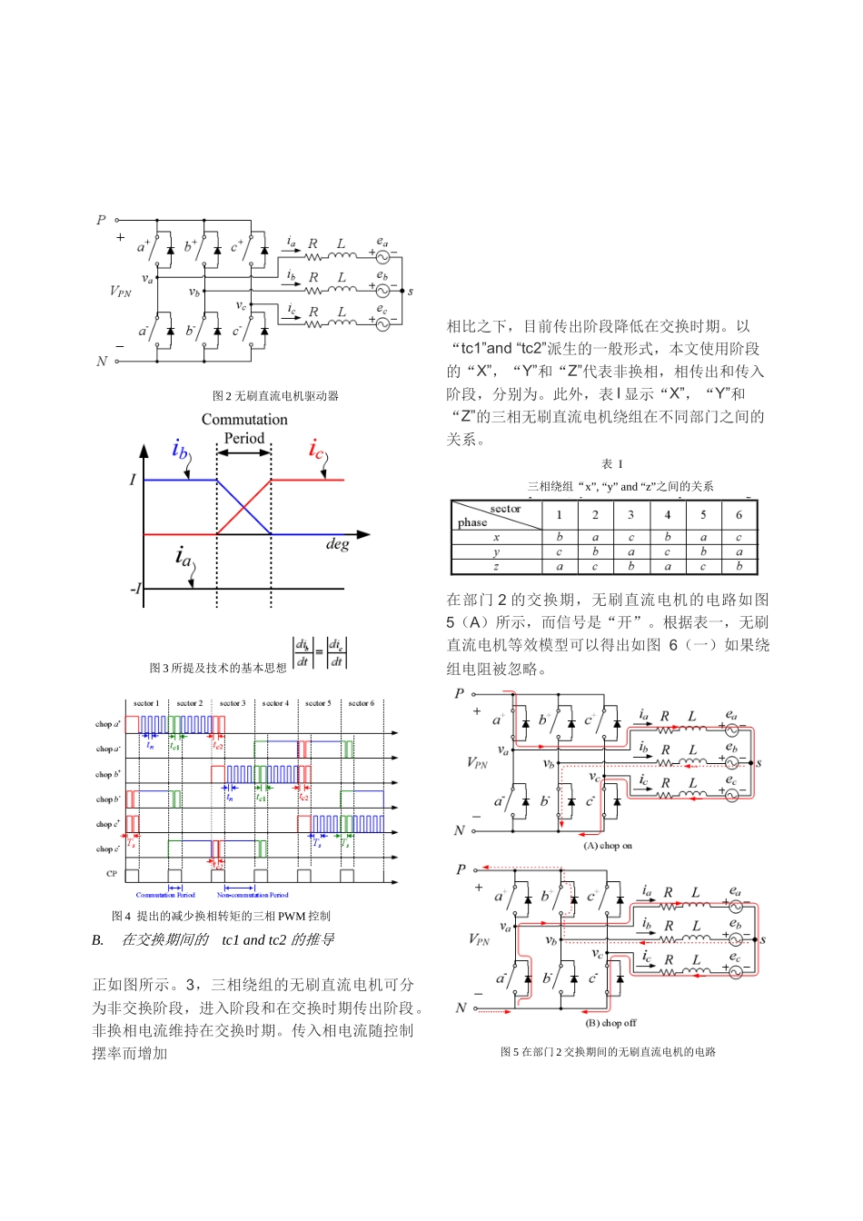 无刷直流电机驱动器的脉宽调制技术以减少换相转矩脉动_第3页