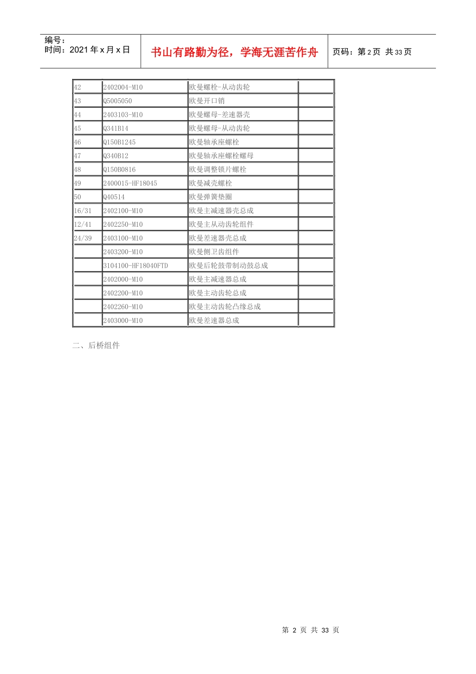 汽车后桥设计_第2页