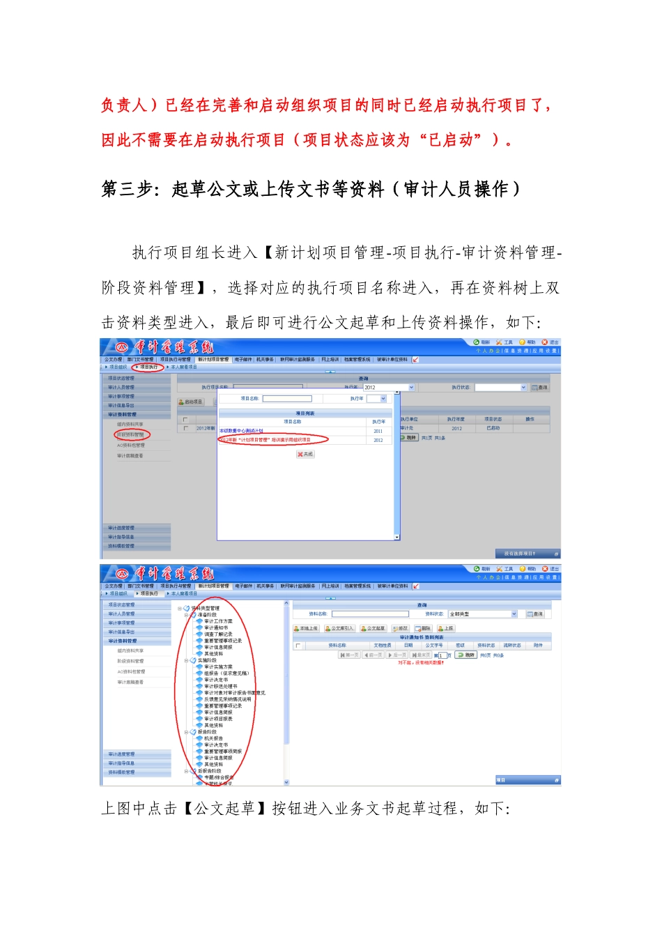 执行项目(组长、副组长、主审或组员)使用手册——(省市县使用)_第3页